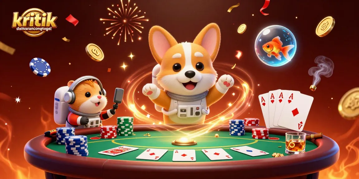 Engage with kritikdansarancongtogel at the vibrant space casino featuring a playful corgi and immersive elements.