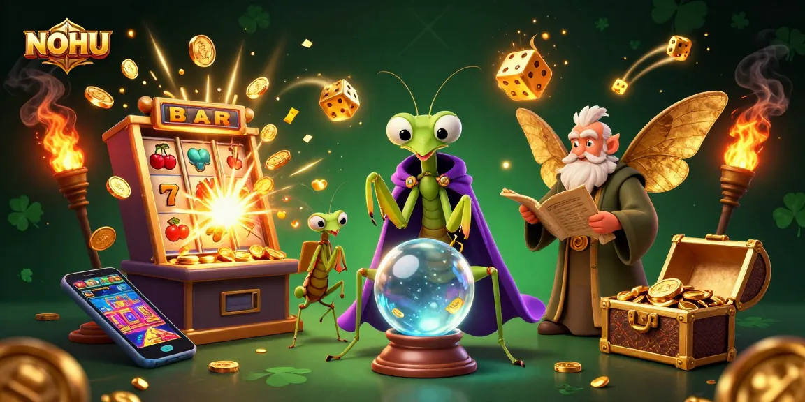 Experience the exciting world of NOHU with dynamic casino scenes and engaging gameplay elements.