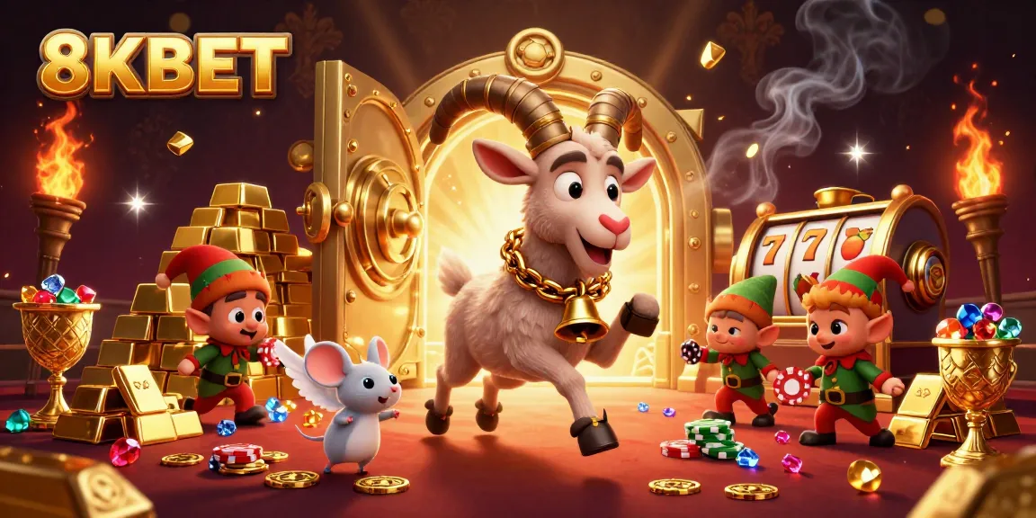 Play exciting casino games with 8KBET amid festive chaos and mischief.