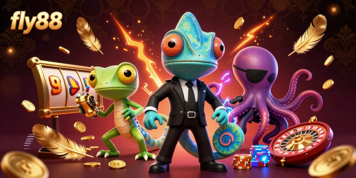 Experience the excitement at fly88 with vibrant slot reels and a thrilling gaming atmosphere.