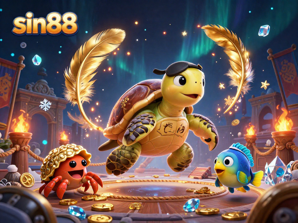 Experience thrilling gameplay at sin88 with a vibrant 3D casino scene featuring captivating characters and dynamic elements.
