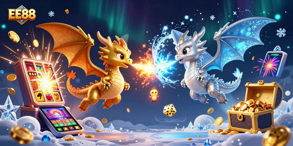 Experience the thrill of EE88 with vibrant dragons and dynamic casino elements enhancing your gameplay.