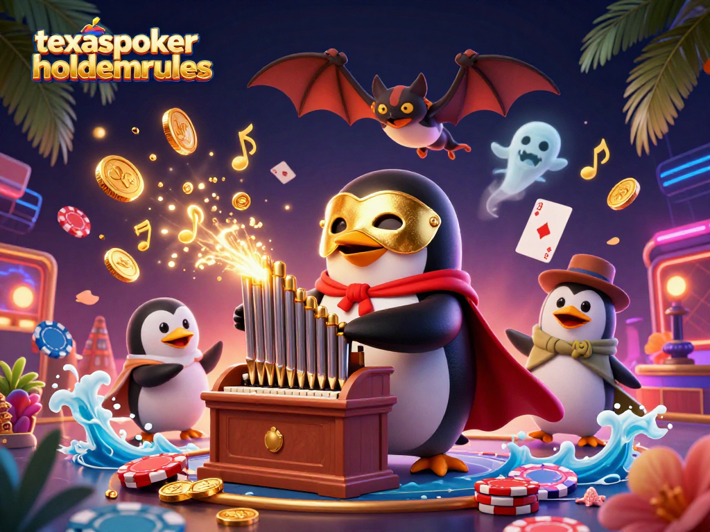 Experience exciting poker action with a 3D scene showcasing texaspokerholdemrules, featuring dynamic cards and chips.
