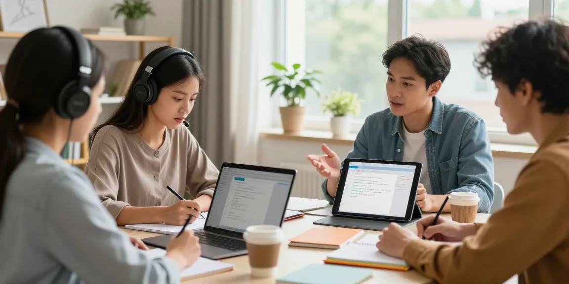 Engaged learners in a virtual class illustrating online education; click here to enhance your learning journey.