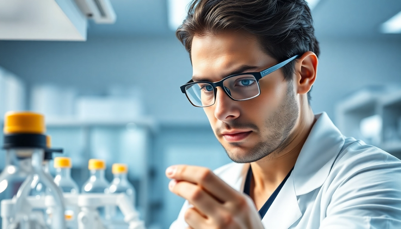 Investigate ss31 peptide buy benefits with a dedicated researcher in a lab.