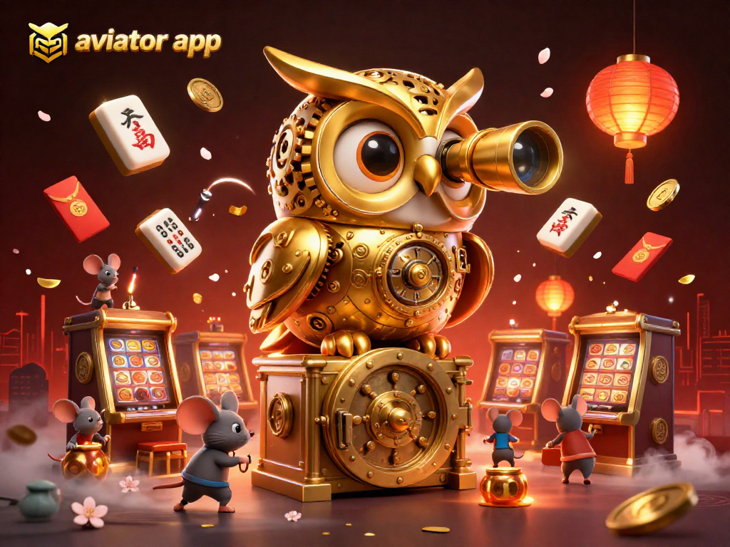 Experience thrilling gameplay with the Aviator app, illustrated with dynamic casino elements.