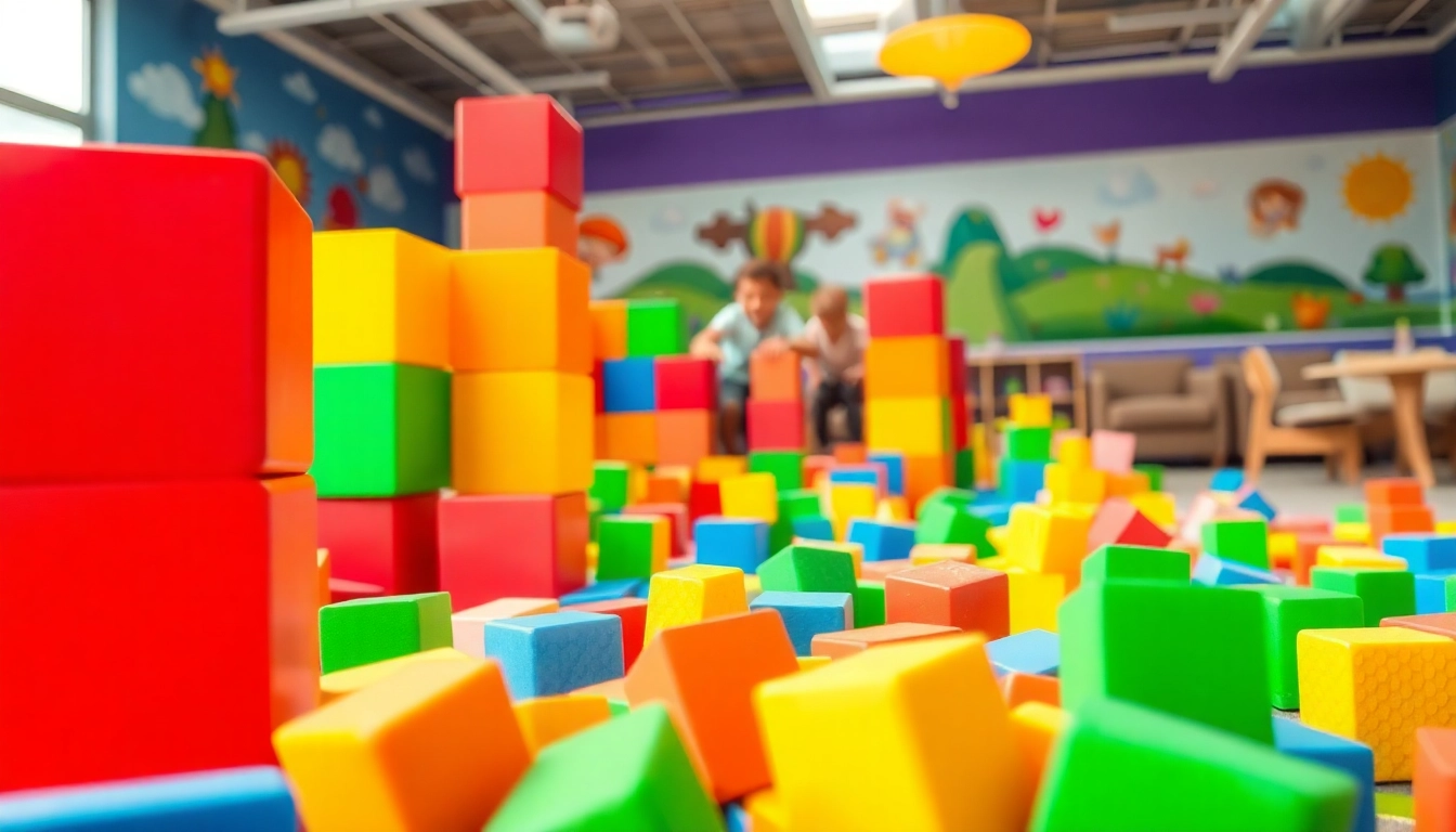 Discover more about vibrant playroom adventures with colorful giant building blocks for kids.