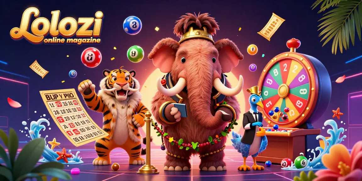 Engage in vibrant gameplay at Lolozi online magazine with dynamic lottery balls and VIP characters.