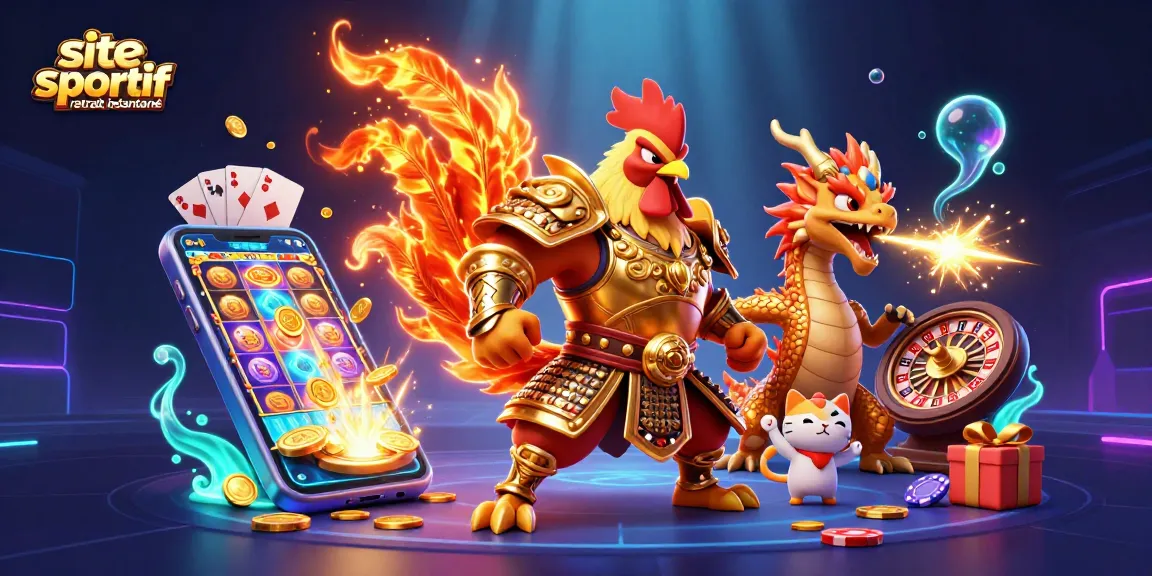 Pariez sur le site paris sportif retrait instantané avec ce guerrier et dragon en pleine action.