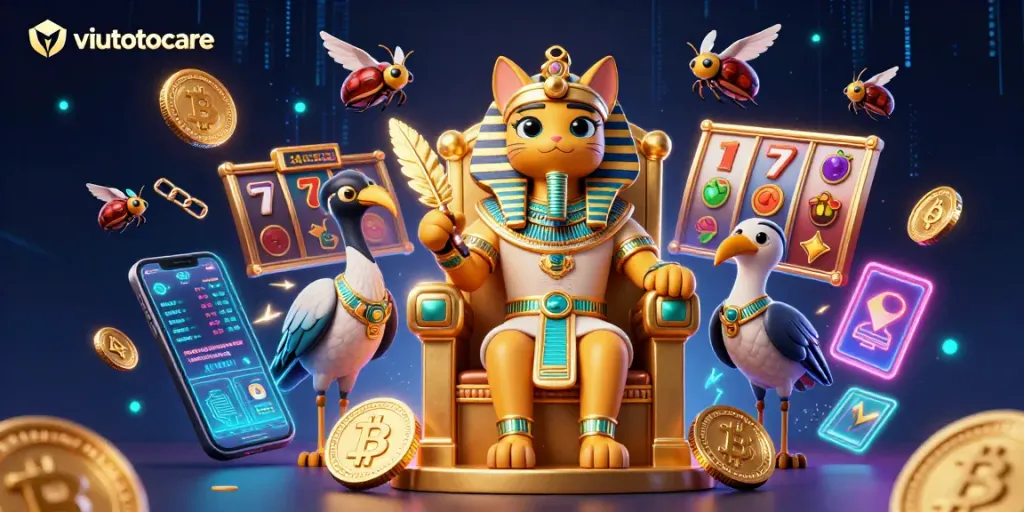 Melihat viutotocare secara mendebarkan dalam permainan kasino slot yang penuh warna.