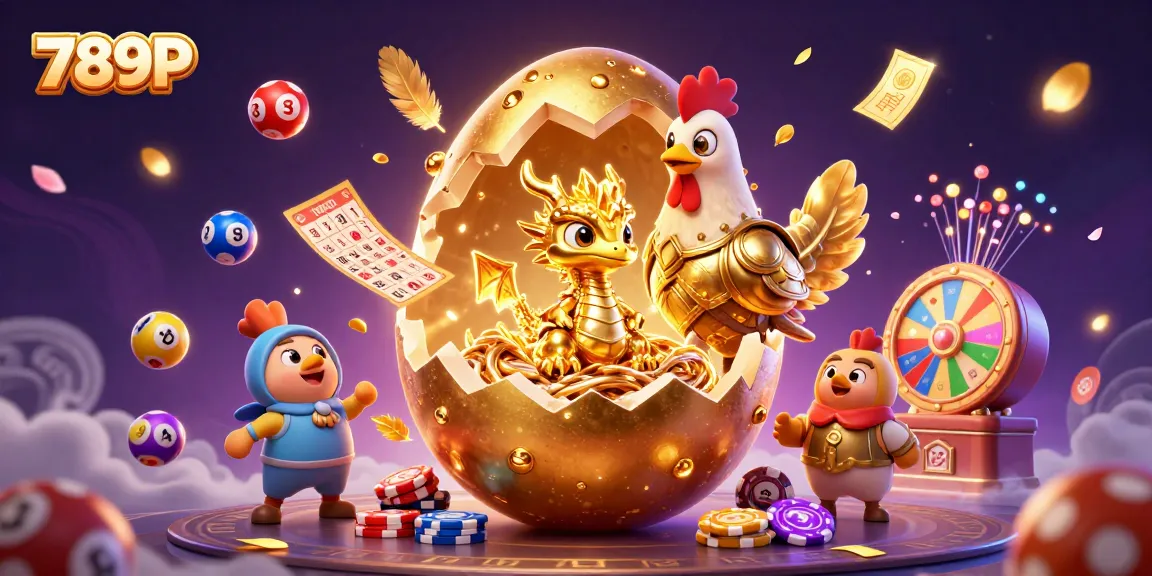 Engage in thrilling gaming at 789P with a dazzling baby dragon and exciting casino elements.
