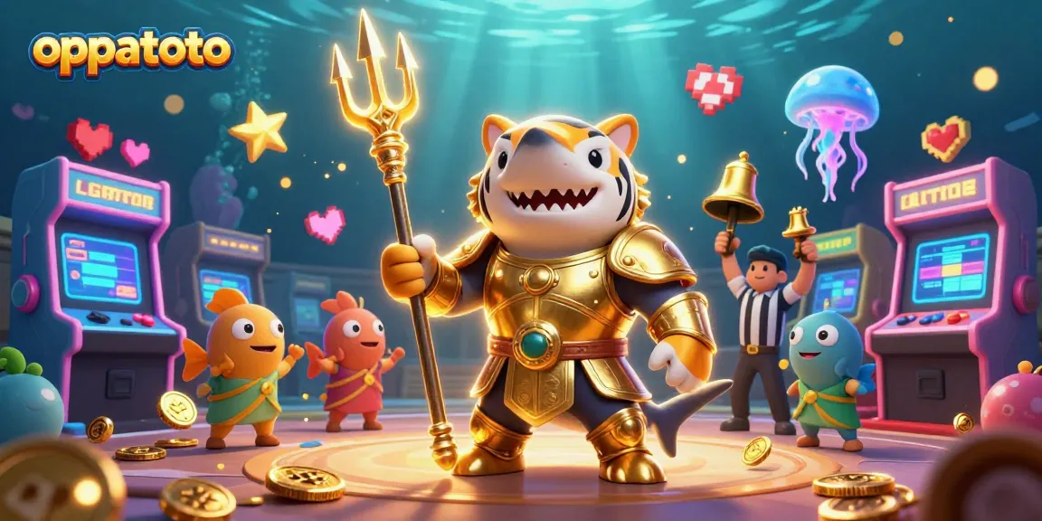 Play thrilling games with oppatoto as a roaring shark masterfully commands the underwater casino arena.