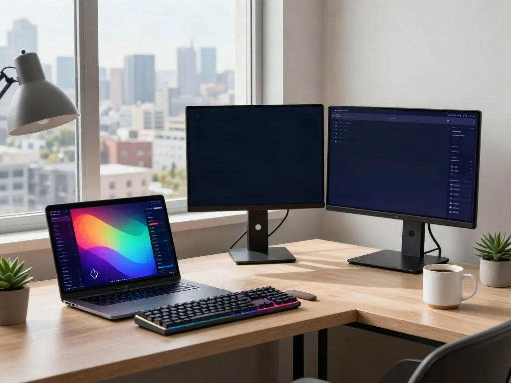 iTick Stock API with cryptocurrency trading and blockchain data in a modern professional workspace.