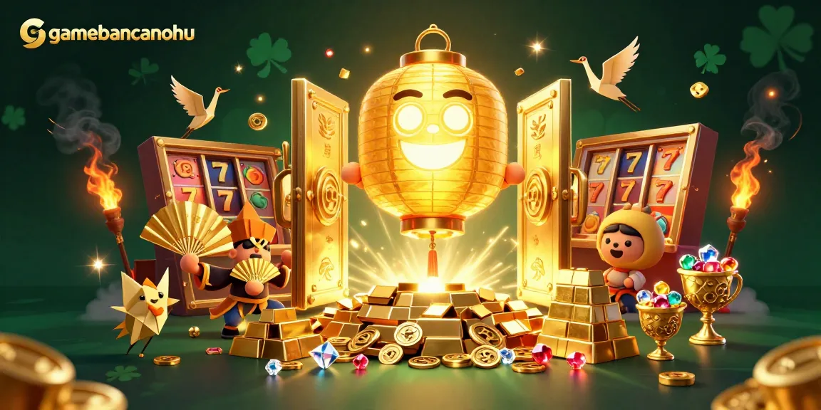 Experience thrilling gameplay at gamebancanohu with vibrant casino elements illuminating the night market.