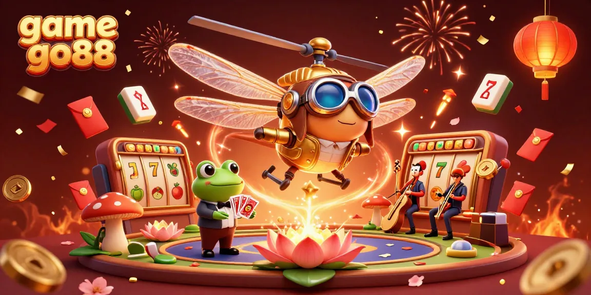 Engage in the game go88 with lively characters enjoying a vibrant casino atmosphere.