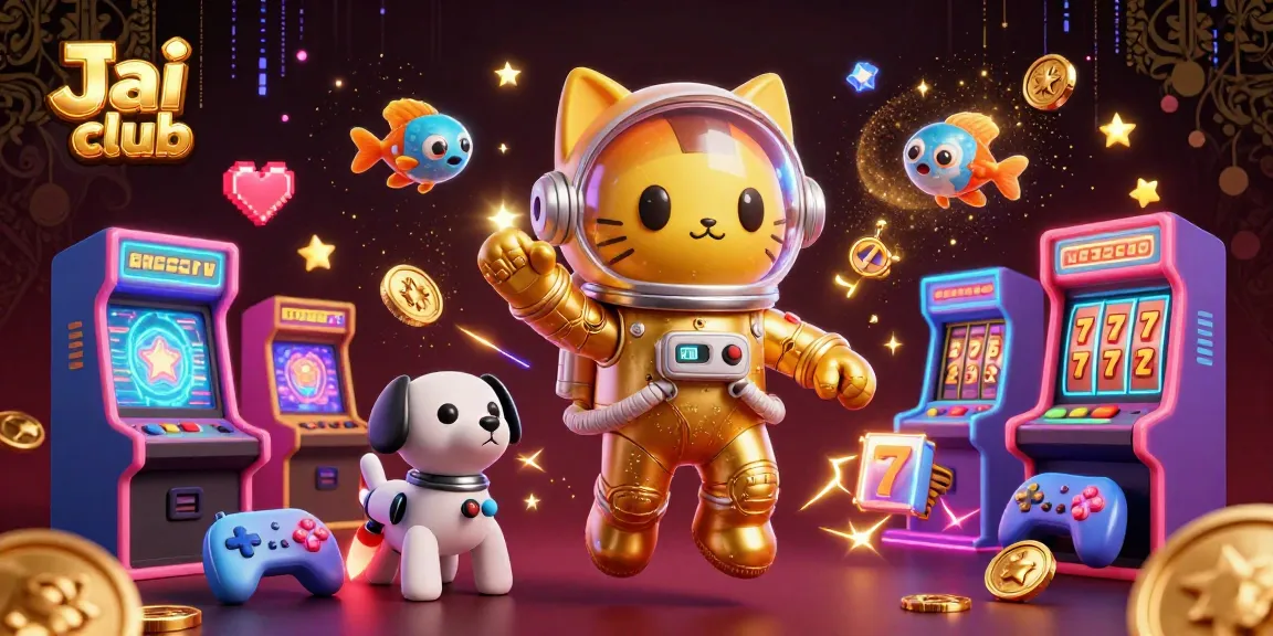Engage with Jai club's vibrant casino world in a visually stunning 3D scene.