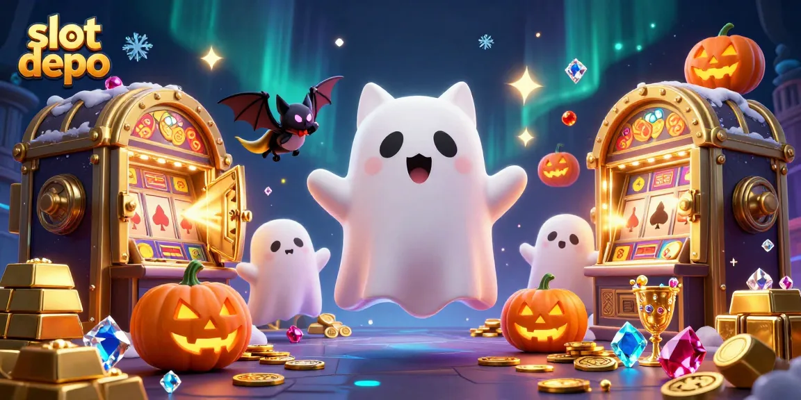 Memenangkan slot depo dengan mesin slot dan hantu kucing yang lucu dalam kasino