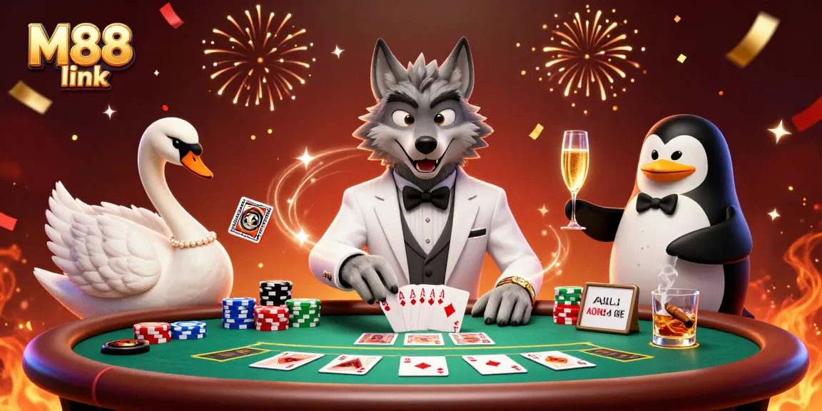 Experience strategic gameplay and exclusive offers at M88 link featuring a stylish baccarat scene.
