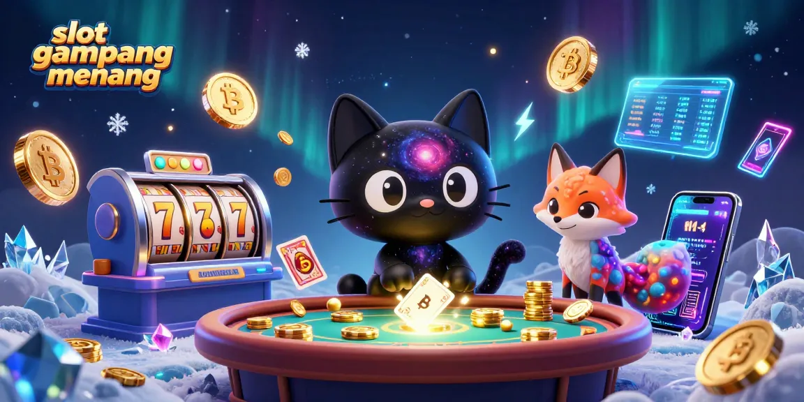 Experience exciting wins at slot gampang menang amid a cosmic gaming environment.