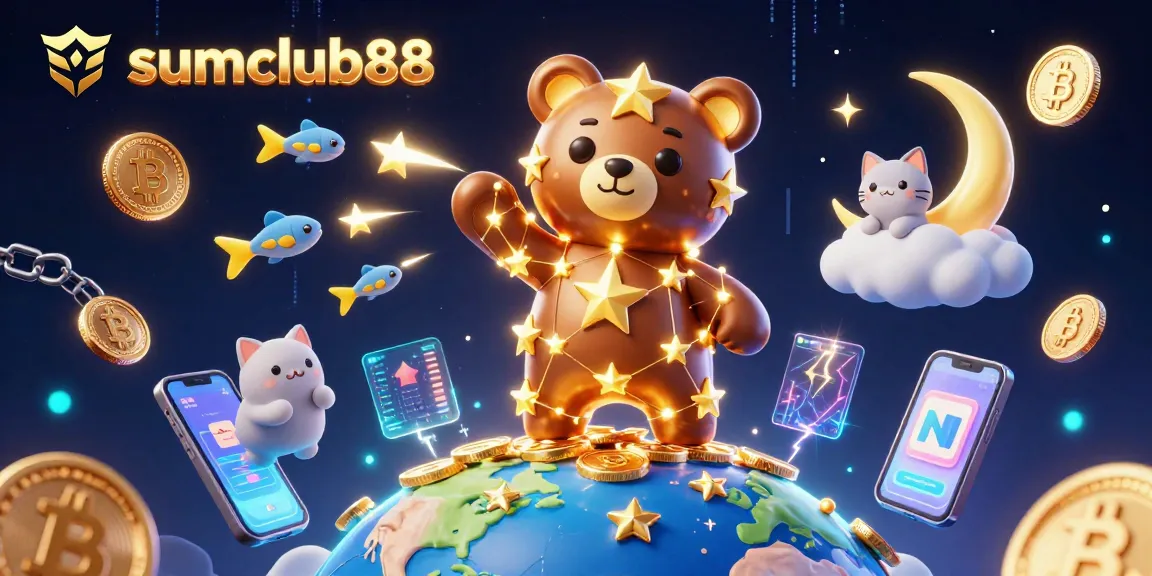 Join sumclub88 for exciting online gaming adventures, scooping up coins in a vibrant casino world.